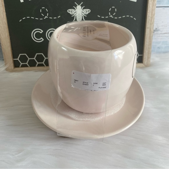 Rae Dunn Central Perk Friends Double Sided Cup And Saucer - Picture 9 of 10